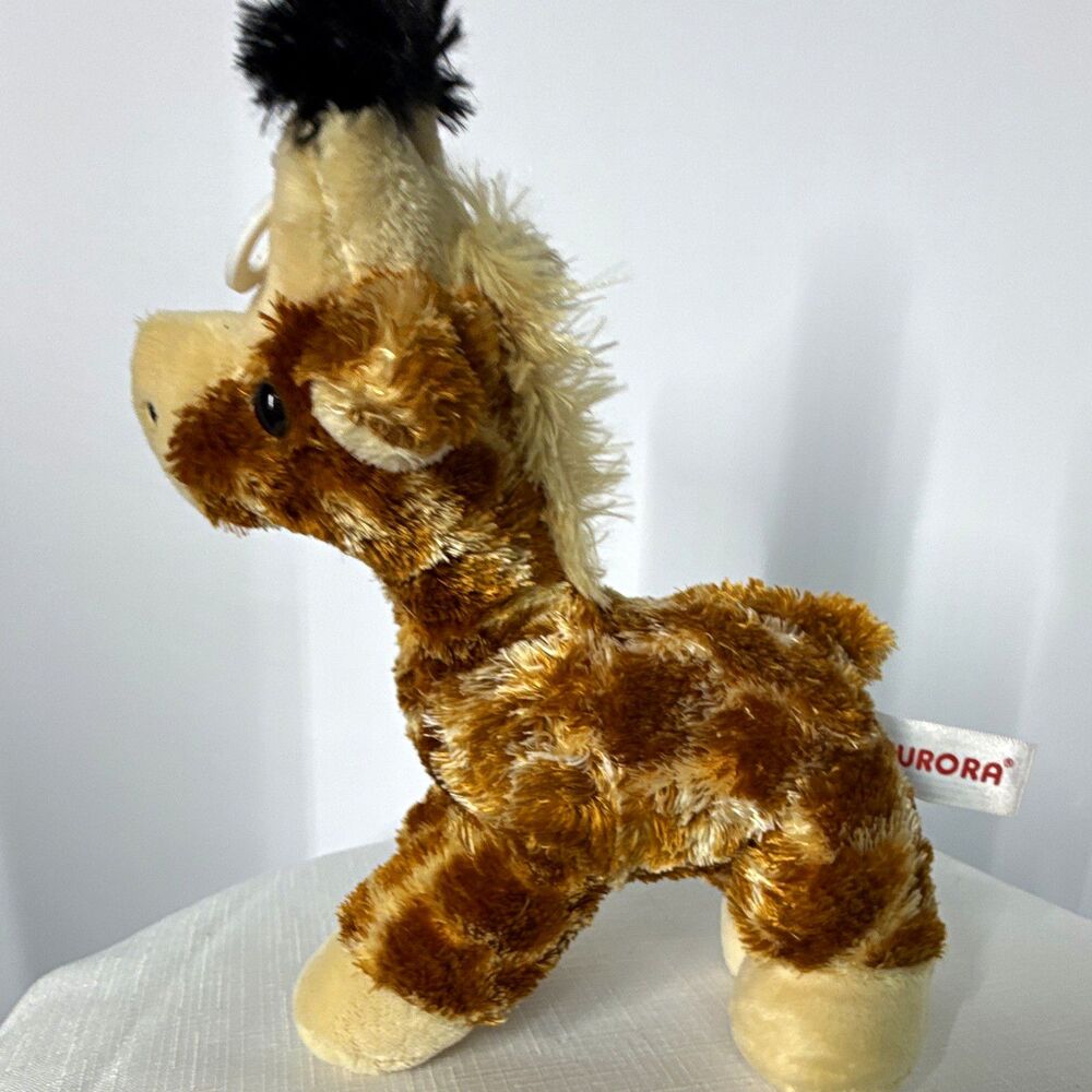 Aurora World Mini Flopsie Gigi Giraffe Plush Stuffed Animal Toy – 8"
